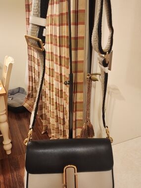 Marc Jacobs The J Marc Shoulder Bag, specifically in the Greige Multi colorway. 